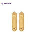 Khóa cửa lùa bằng đồng AS1034-C01-02 mạ vàng 24K - chính hãng Archie