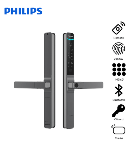 Khóa cửa điện tử Philips DDL611S-5HBS
