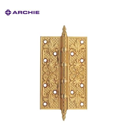 Bản lề đồng mạ vàng 24K Archie AW4292-6X4X4-02