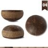 Chén (Bát) Gáo Dừa Họa Tiết Hoa Văn
