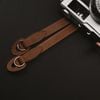Dây đeo máy ảnh da thật Minimal Leather Strap - Màu nâu - By Cammix - Dành cho máy Fuji, Nikon, Canon, Olymlus....