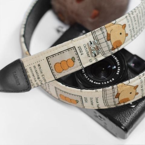  Dây đeo máy ảnh dành cho máy Fujifilm, Canon, Nikon, Sony, Olympus.... -  Camera Strap - Capybara - MadebyCammix - Dễ th 
