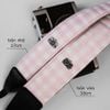Dây đeo máy ảnh - Caro Hồng dễ thương - Dành cho máy Fuji, Canon, Nikon, Leica, Olympus.. - Camera strap - MadebyCammix