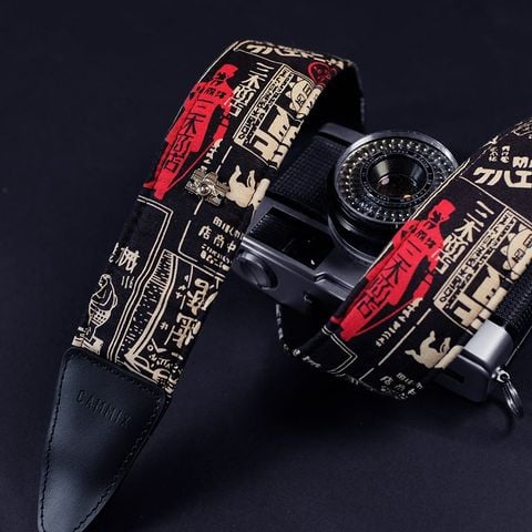  Dây đeo máy ảnh - Hoạ tiết Nhật Bản - Wain - Dành cho máy Canon, Fuji, Nikon, Olympus,... - Camera strap - MadebyCammix 