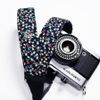 [CAMMIX] Dây đeo máy ảnh dành cho máy Fuji, Canon, Nikon, Sony.. - Camera Strap - MadebyCammix - Xanh Navy - Hoa