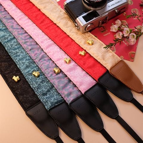  [LIMITED] BST Dây đeo máy ảnh Tết Đoan Ngọ 2026 Made by Cammix - Gấm lụa cao câp - Made in Vietnam 