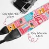 Dây đeo máy ảnh - Dolly - Mèo - Hồng -  Dành cho máy Fuji, Canon, Nikon, Leica, Olympus.. - Camera strap - MadebyCamm