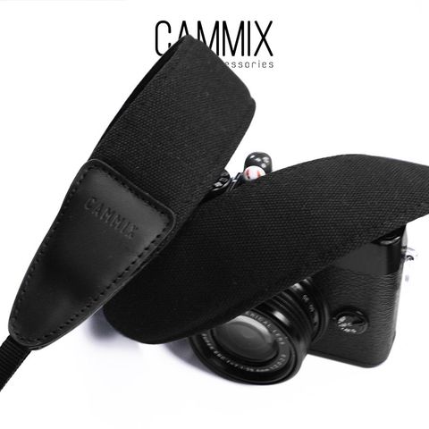  Dây đeo máy ảnh - All Black - Dành cho máy Fuji, Canon, Nikon, Leica, Olympus.. - Camera strap - MadebyCammix 