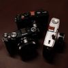Bộ nút shutter button và hotshoe cover (gài flash) bằng gỗ thật dành cho máy Fujifilm