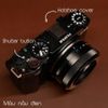 Bộ nút shutter button và hotshoe cover (gài flash) bằng gỗ thật dành cho máy Fujifilm