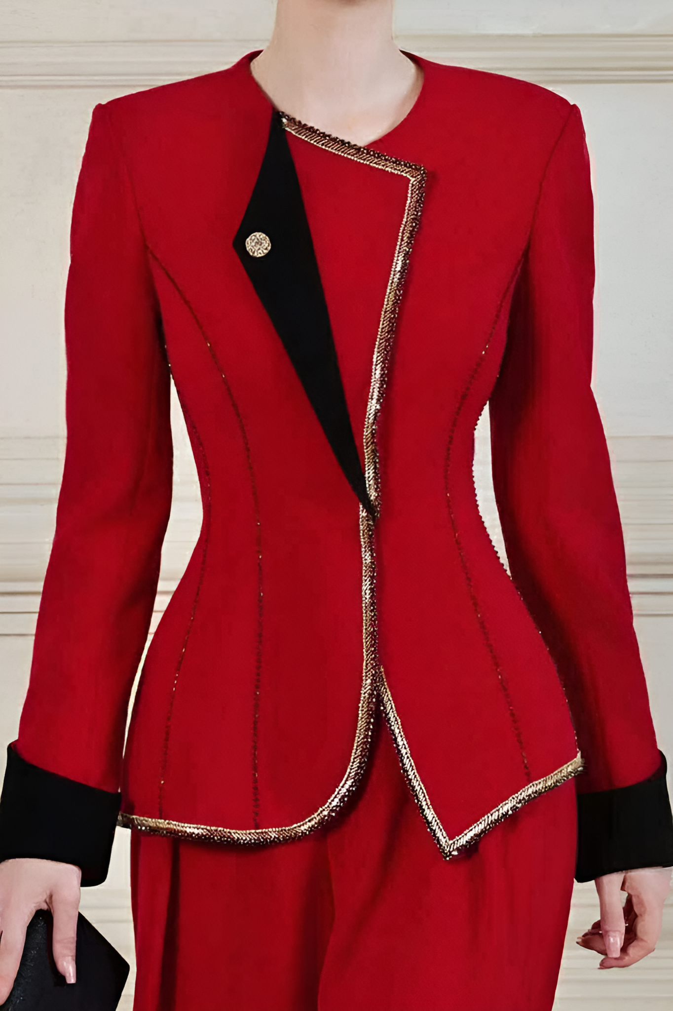 Áo Vest Đỏ Thiết Kế