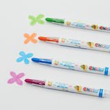Bút Sáp Màu Xoay - 18 Màu (Hộp Nhựa PP) DK3302-18