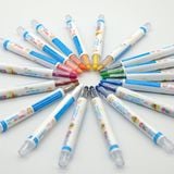 Bút Sáp Màu Xoay - 24 Màu (Túi Nhựa PVC) DK3301-24