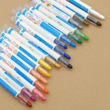 Bút Sáp Màu Xoay - 18 Màu (Hộp Nhựa PP) DK3302-18