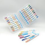 Bút Sáp Màu Xoay - 18 Màu (Hộp Nhựa PP) DK3302-18