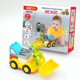 Ghép Hình Xe Công Trường - Xe Xúc 9 Chi Tiết DK81078