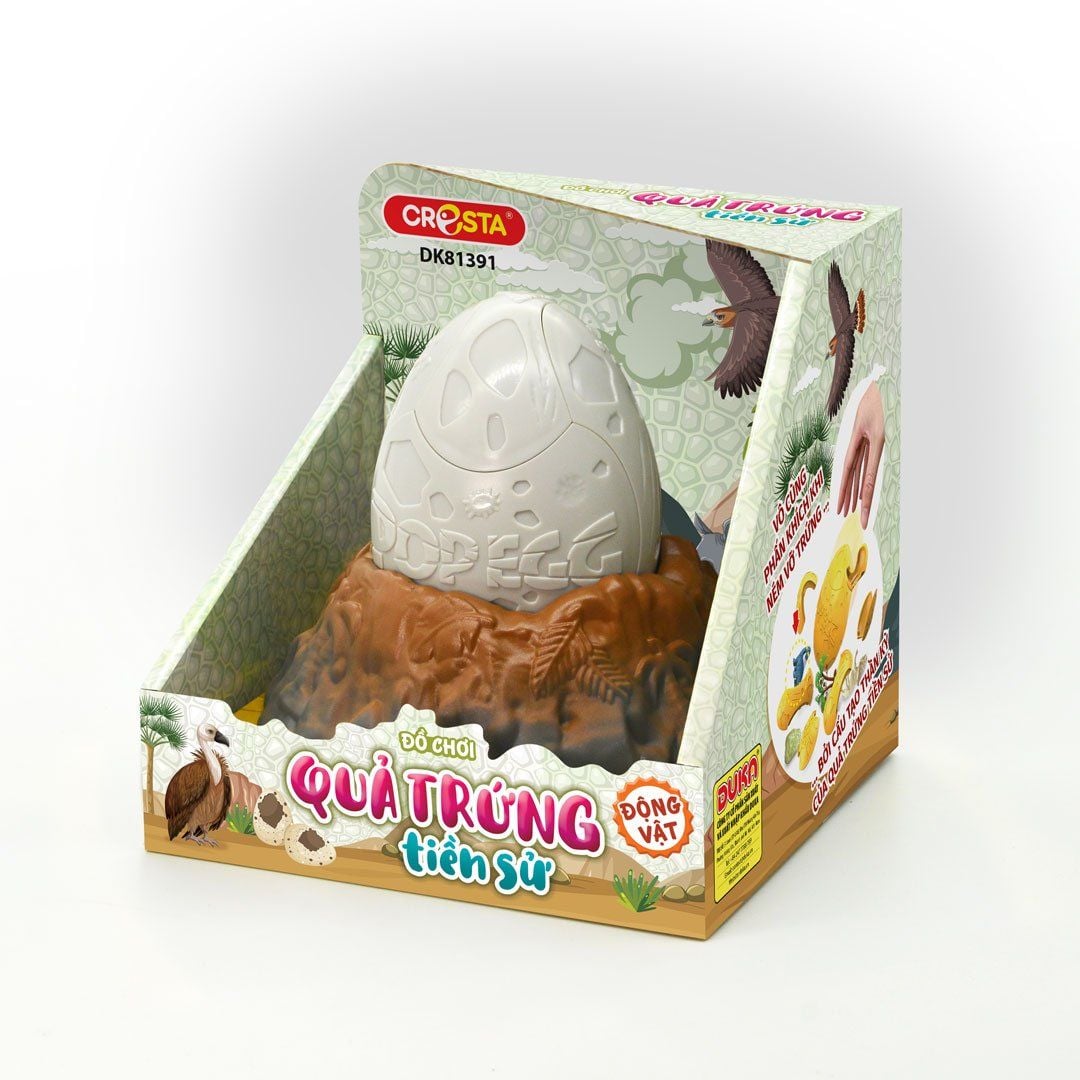 Đồ chơi Qủa trứng tiền sử - Động vật,DK81391