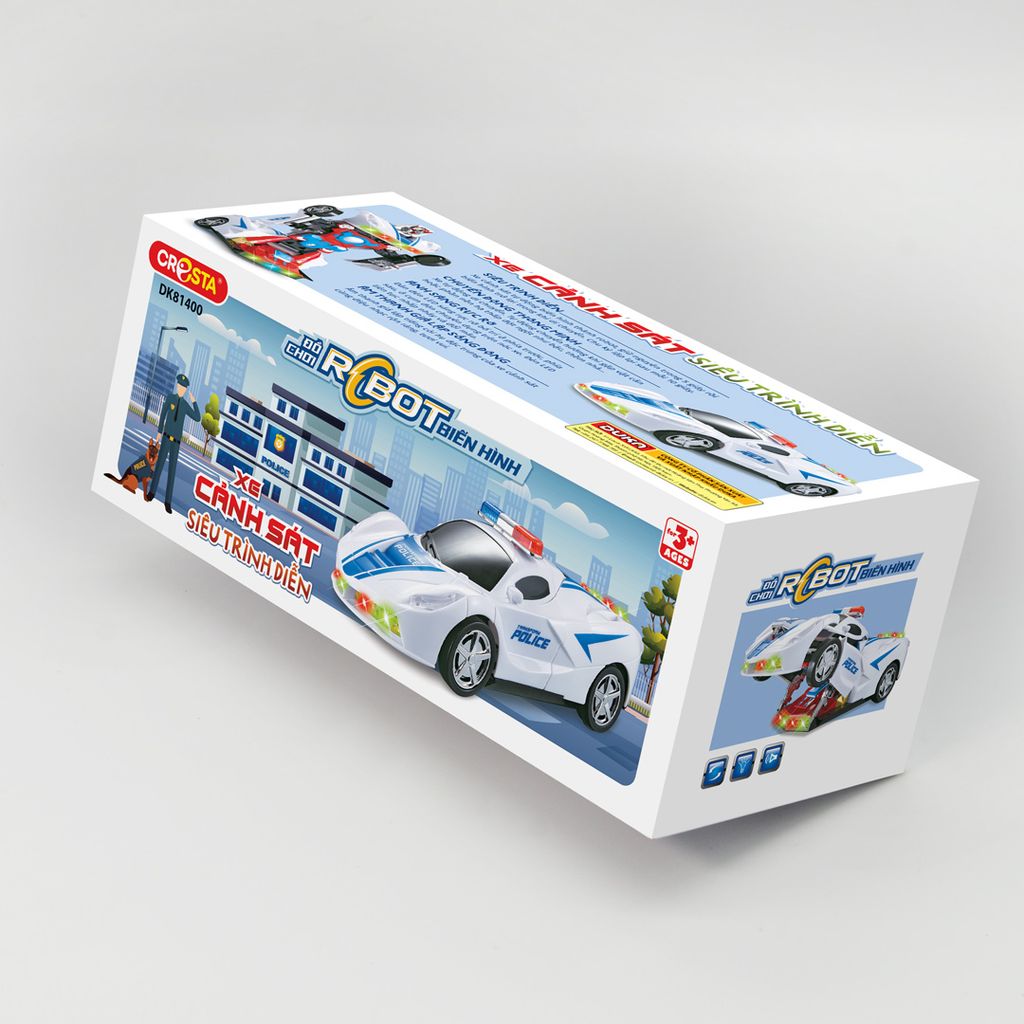 Đồ chơi Robot biến hình xe cảnh sát - Siêu trình diễn,DK81400