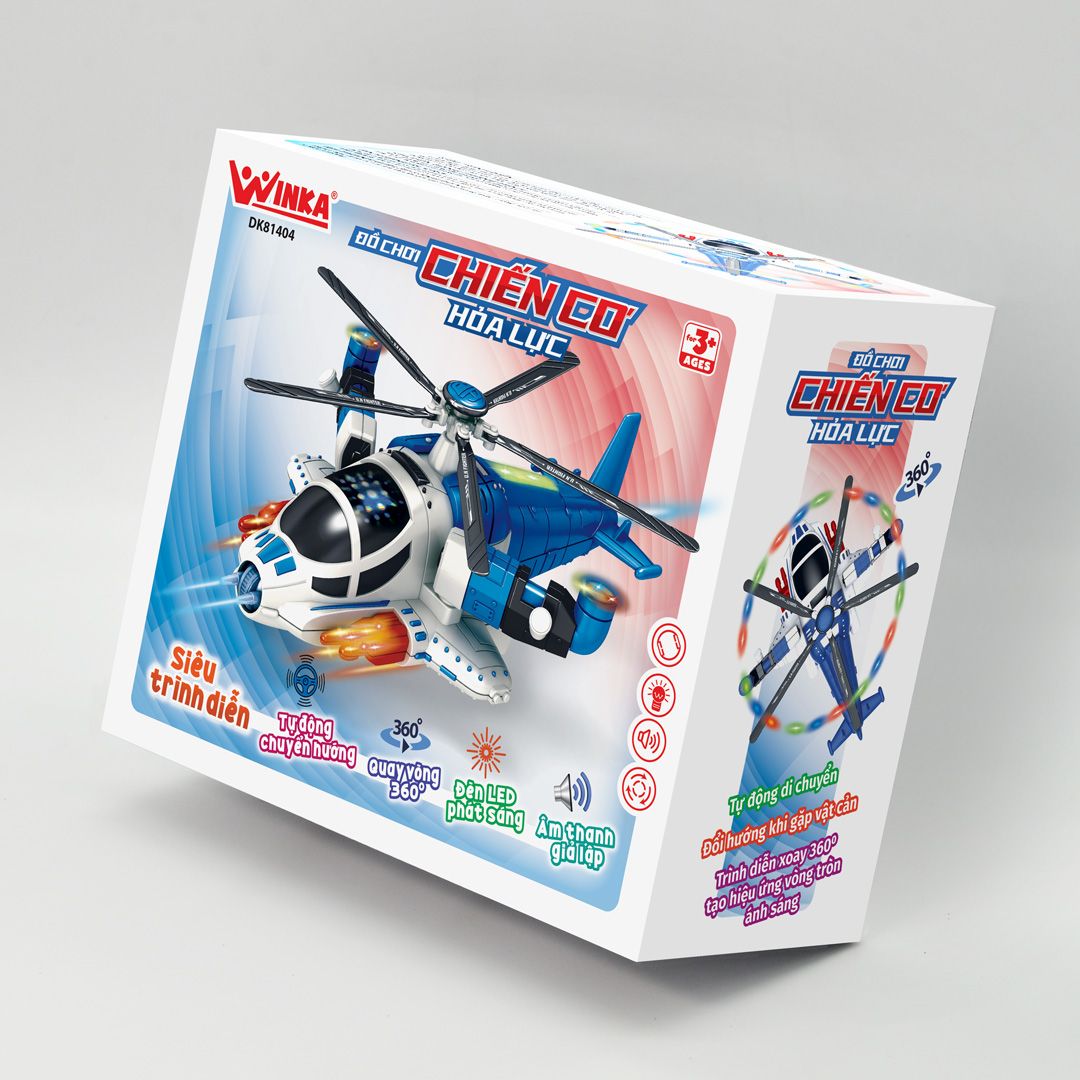 Đồ chơi Chiến cơ hỏa lực - Siêu trình diễn,DK81404