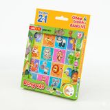 Trò chơi 2 in 1 Ghép tranh + Bảng vẽ : Động vật,DK81431