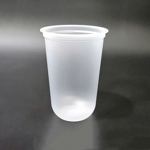 Ly Nhựa Đáy Bầu PP 90 - 500ml MỜ, Nắp Tim  Đựng Trà Sữa, Sinh Tố, Nước Ép, Rau Má