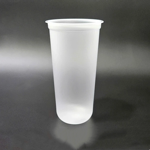 Ly Nhựa Đáy Bầu PP 90 - 700ml MỜ, Nắp Tim  Đựng Trà Sữa, Sinh Tố, Nước Ép, Rau Má