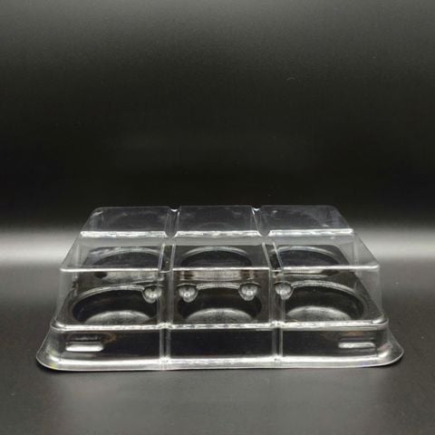 Hộp Nhựa HD332 - Hộp Bánh 6 Ngăn