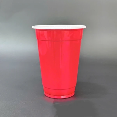 Ly Nhựa PP95 - 500ml ĐỎ Đựng Trà Sữa, Sinh Tố, Rau Má, Nước Ép, Trà Tắc