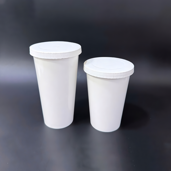  Nắp giấy Trắng phi 90 - Dùng cho ly giấy 