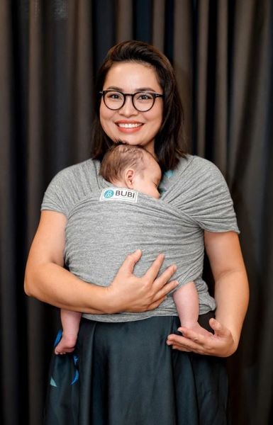  BUBI WRAP - Cotton - Xám Tiêu 