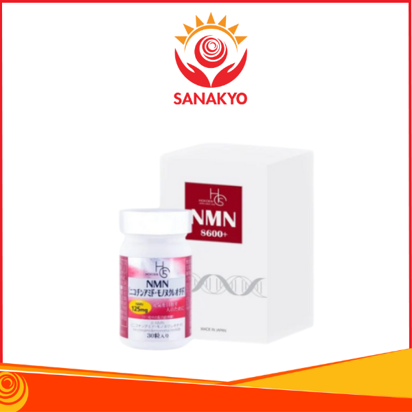 NMN Hokoen 8600+ - Viên uống hỗ trợ làm đẹp da, giúp cơ thể trẻ hóa và chống lại bệnh tật, Hàng chuẩn Nhật Bản, Hộp 30 viên