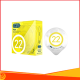 Bao cao su CARE 22 Nipis cao su tự nhiên siêu mỏng - hương nước hoa hộp 3 cái