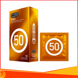 Bao cao su CARE 50 G-Spot gân gai hương rừng nhiệt đới hộp 12 cái
