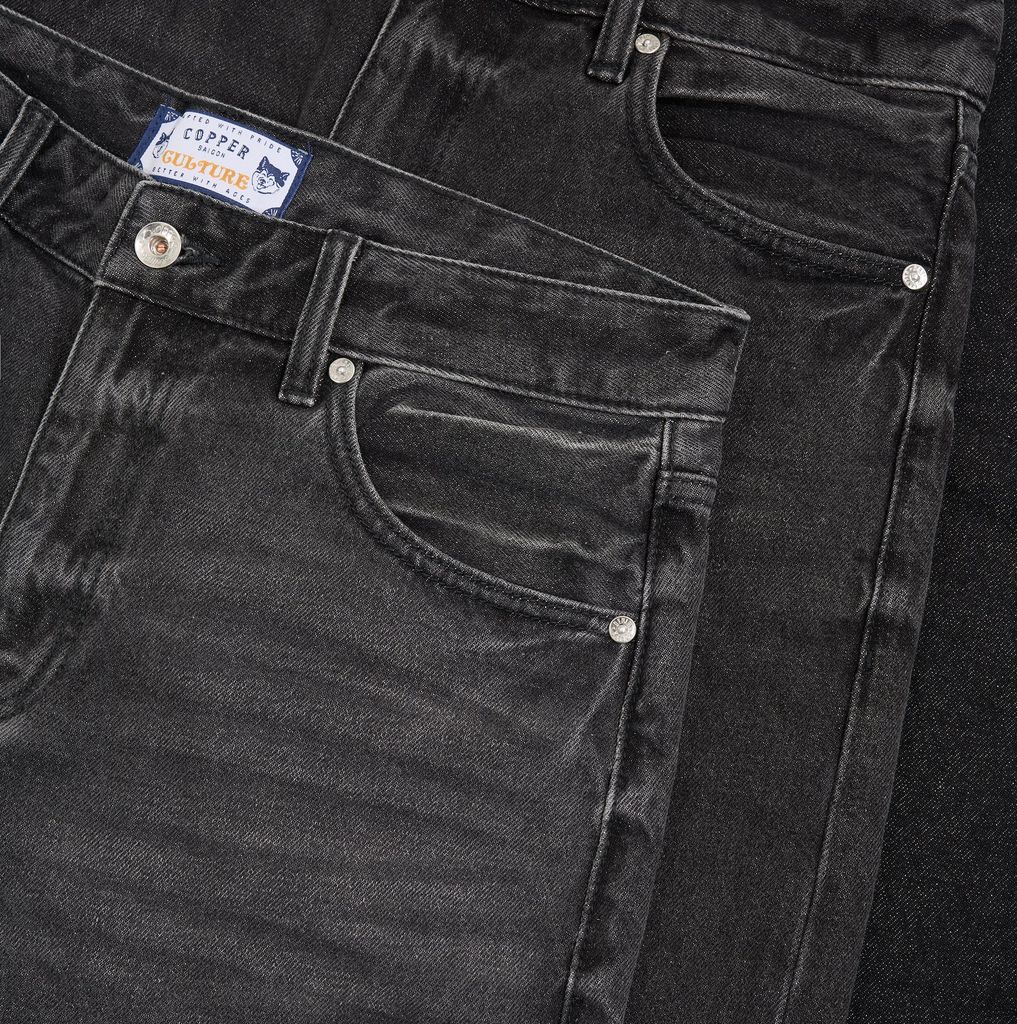 OG Slim - 12.5 Oz - Stone Grey - Washed Denim Pants