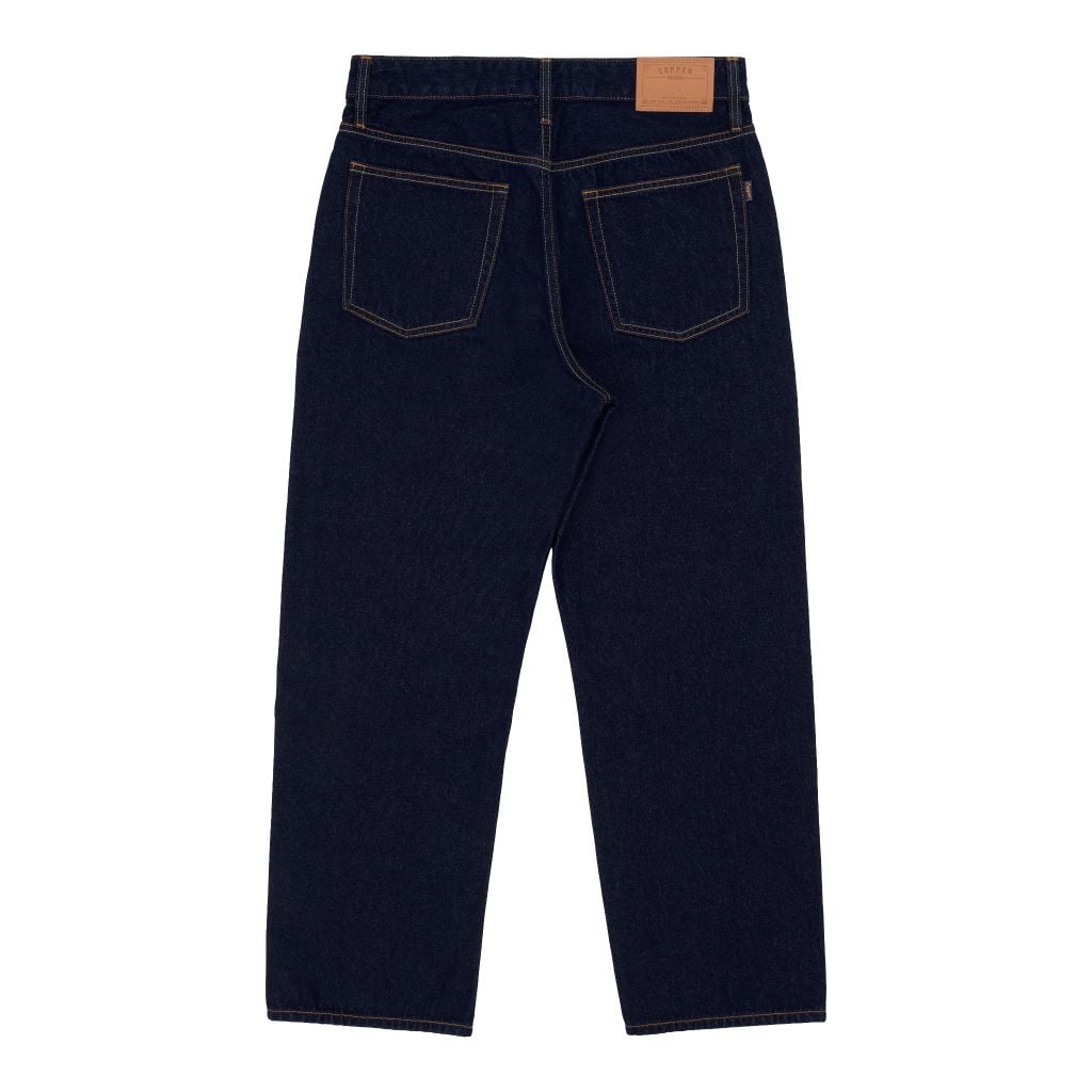 Straight - 12 Oz - Indigo / Yellow sewing thread  - One Washed Denim Pants (Chỉ vàng)