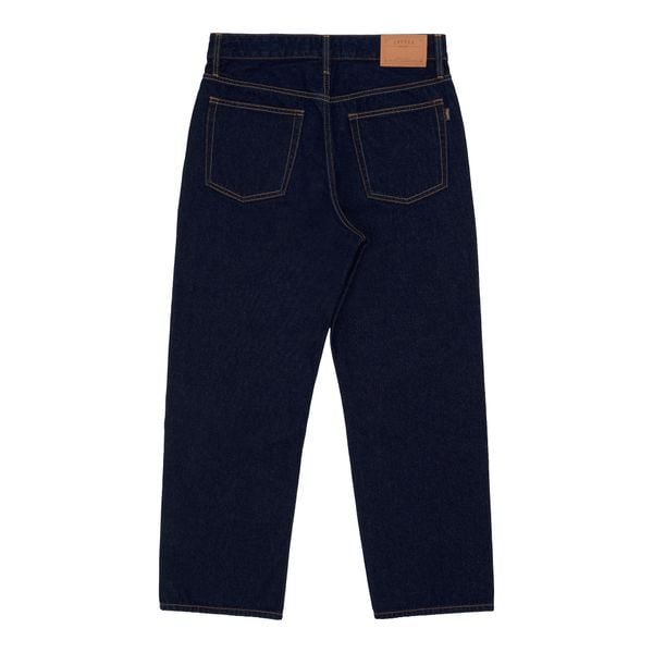  Straight - 12 Oz - Indigo / Yellow sewing thread  - One Washed Denim Pants (Chỉ vàng) 