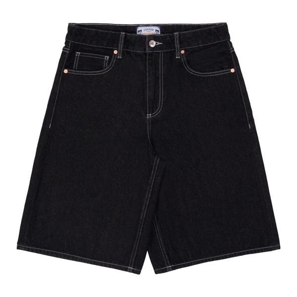  Short - 12 Oz - Black - One Washed Denim Pants 