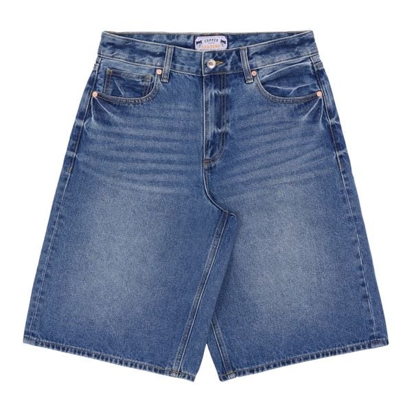 Short - 12 Oz - Light Blue - Washed Denim Pants 