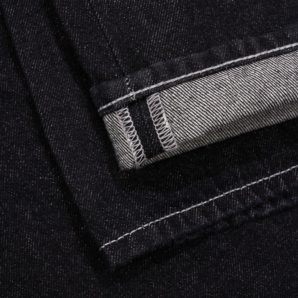 Straight - 12 Oz - Black - One Washed Denim Pants