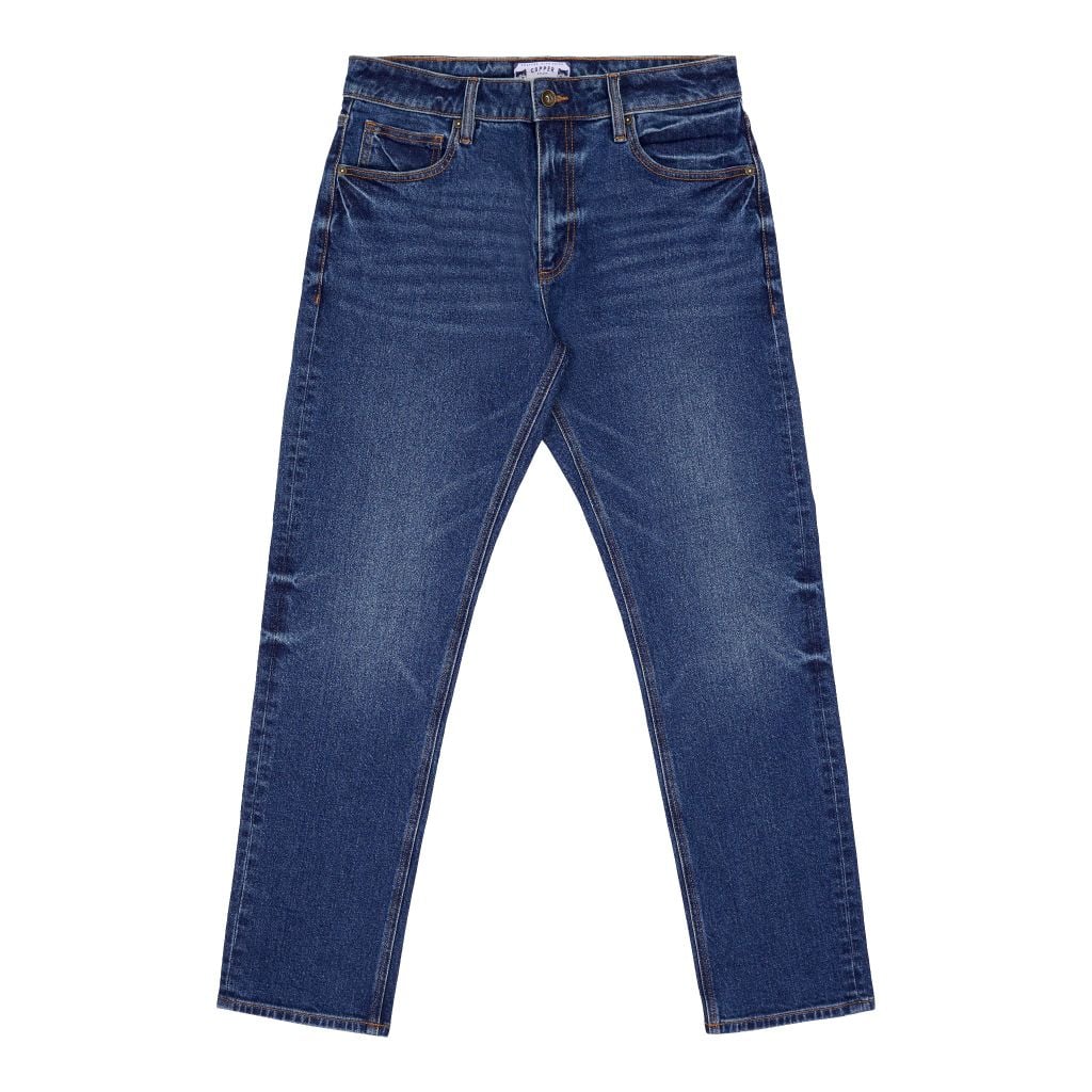 OG Slim - 12.5 Oz - Mid Blue - Washed Denim Pants