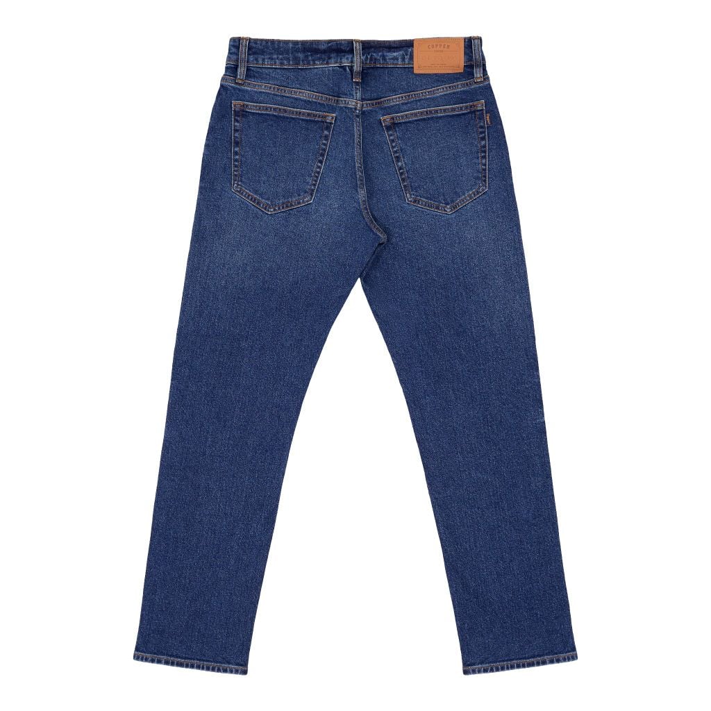 OG Slim - 12.5 Oz - Mid Blue - Washed Denim Pants