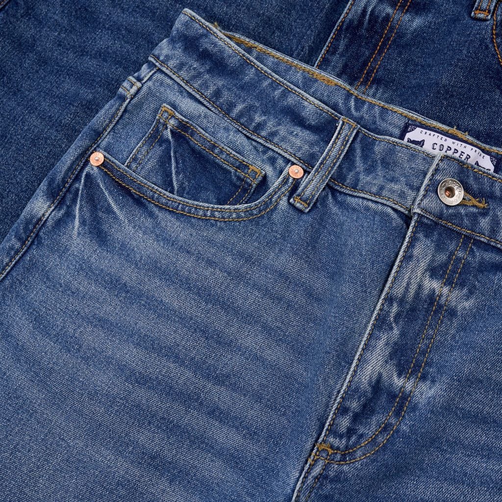 OG Slim - 12.5 Oz - Light Blue - Washed Denim Pants