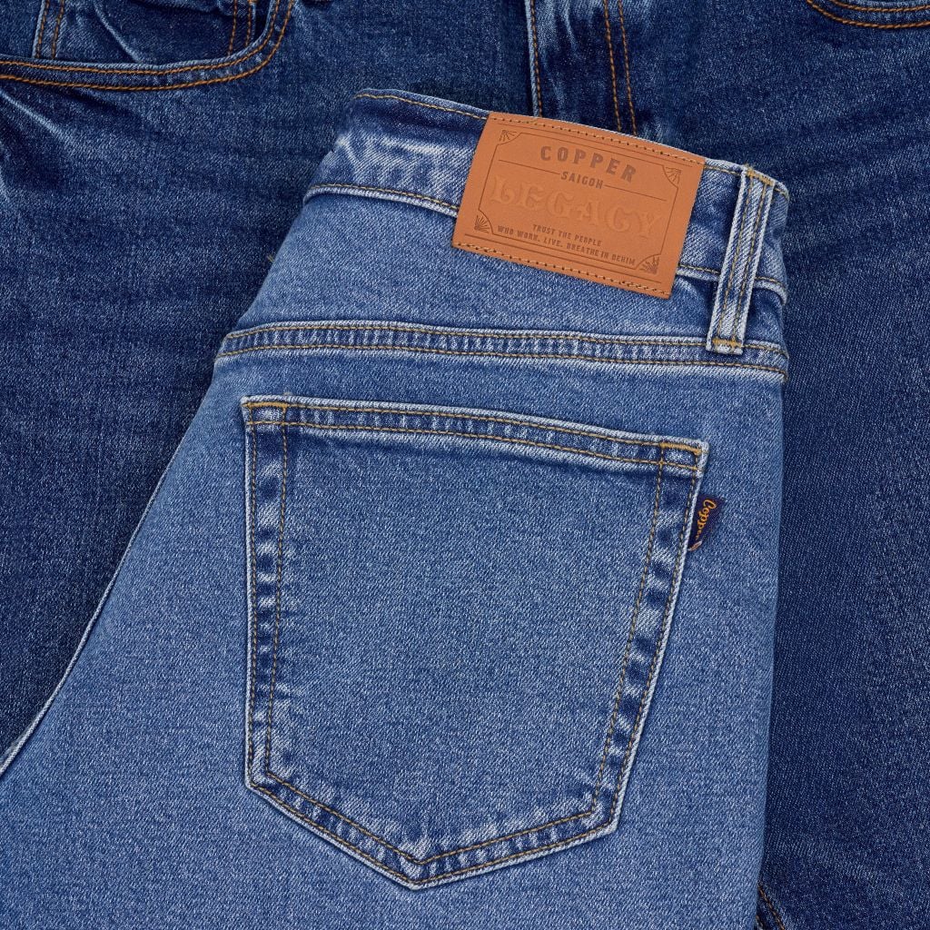 OG Slim - 12.5 Oz - Light Blue - Washed Denim Pants