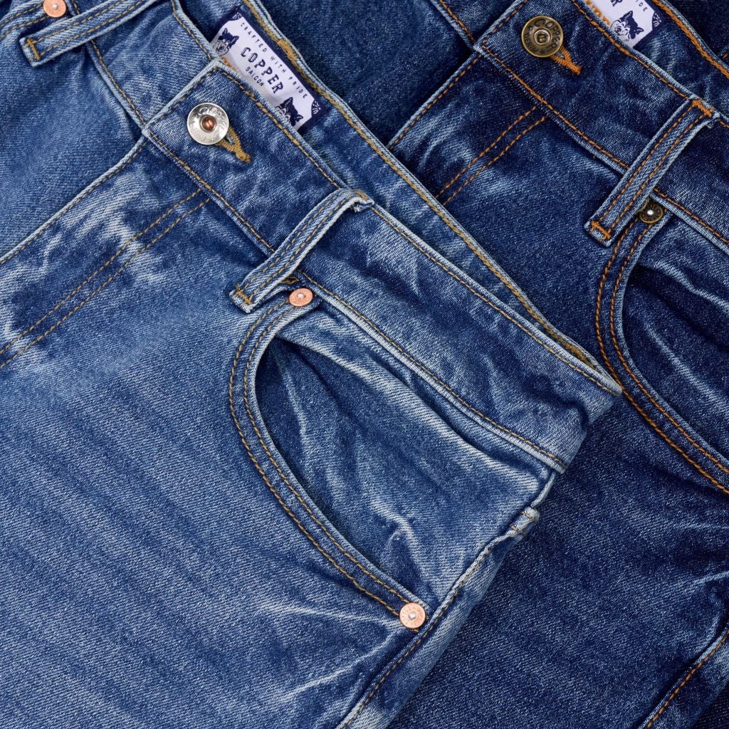 OG Slim - 12.5 Oz - Light Blue - Washed Denim Pants