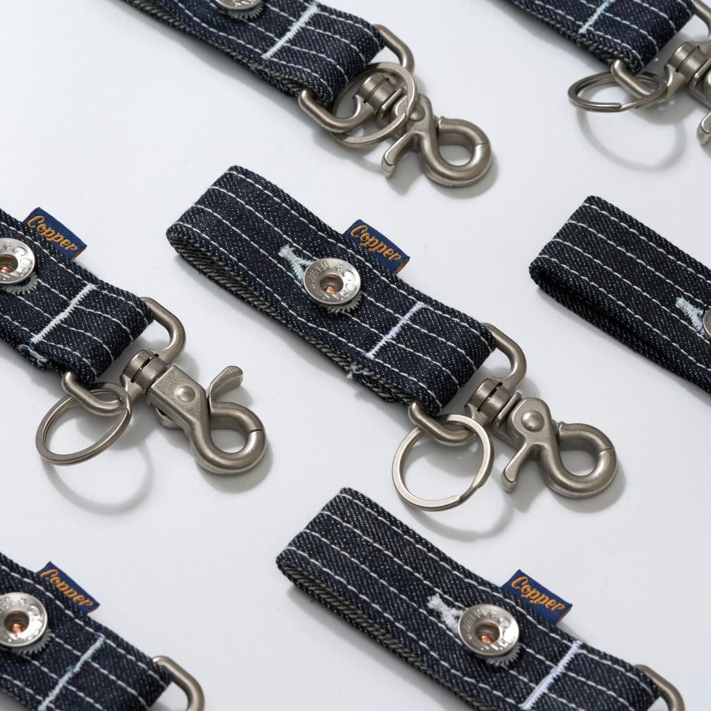 14oz Indigo Keychains - Móc khóa Raw Denim