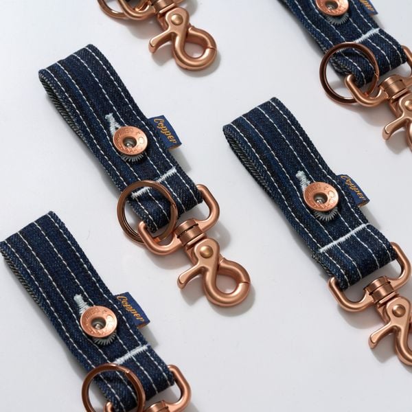  17oz Blue Tech Keychains - Móc khóa Raw Denim 