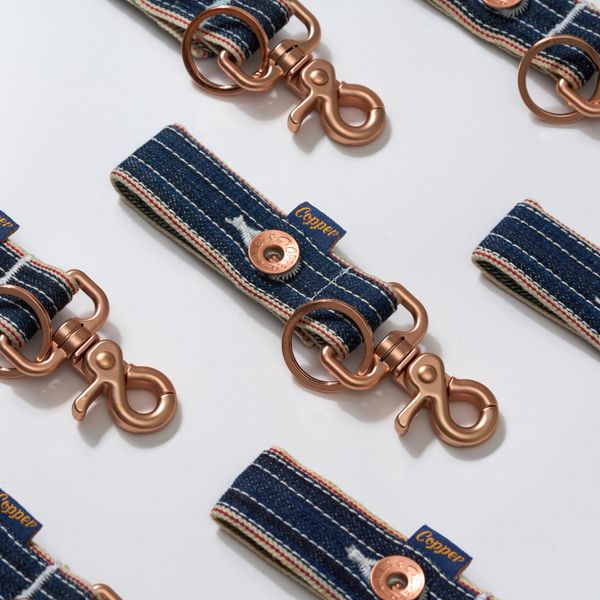  17oz Blue Tech Keychains - Móc khóa Raw Selvedge Denim 