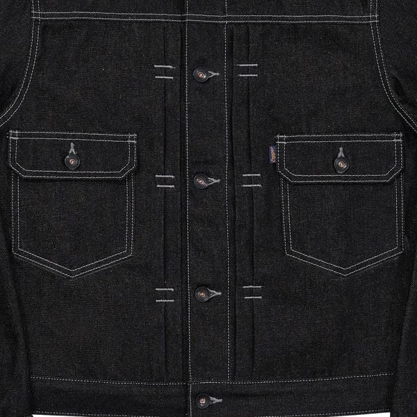  Type II - 12 Oz - Black - Raw Denim Jacket 