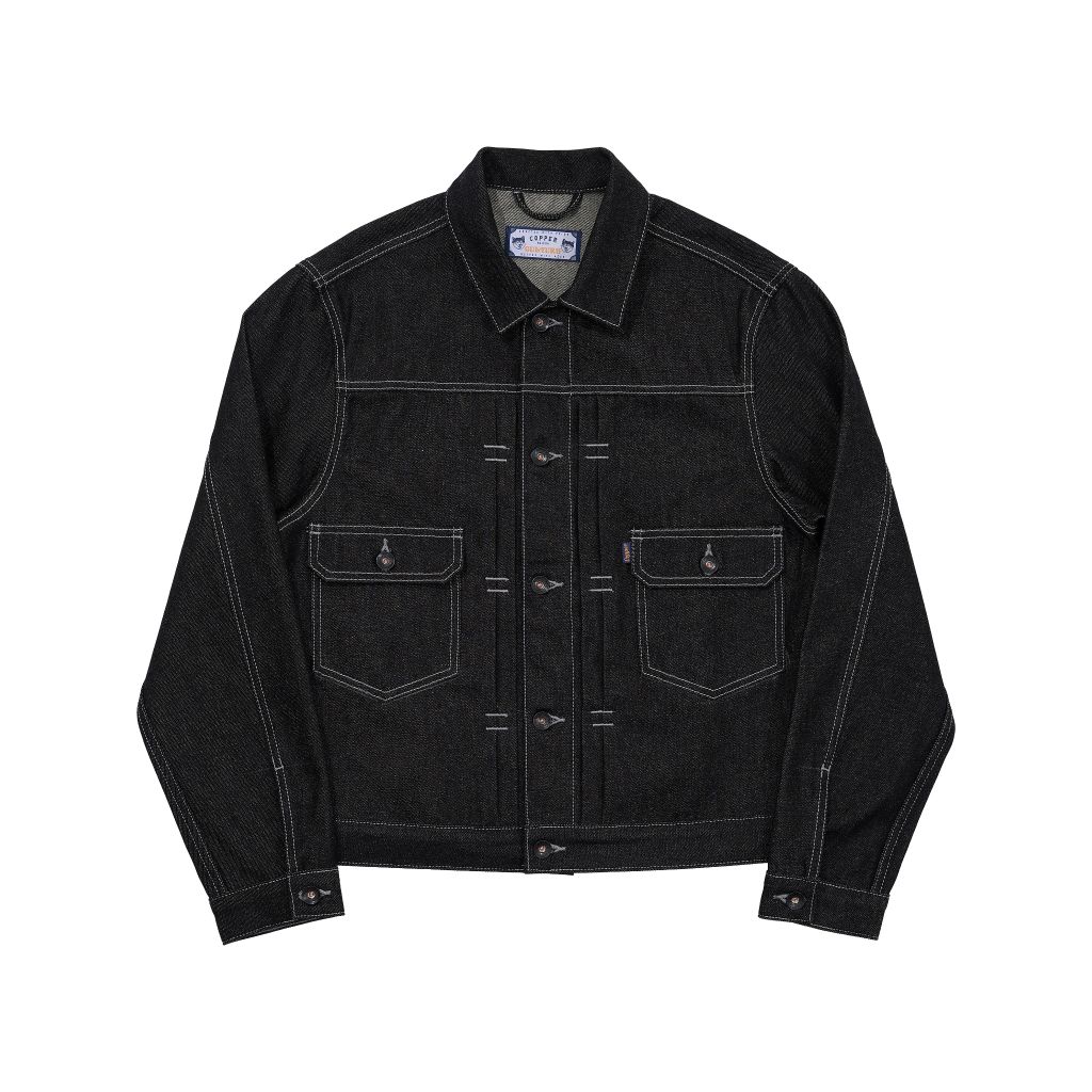 Type II - 12 Oz - Black - Raw Denim Jacket