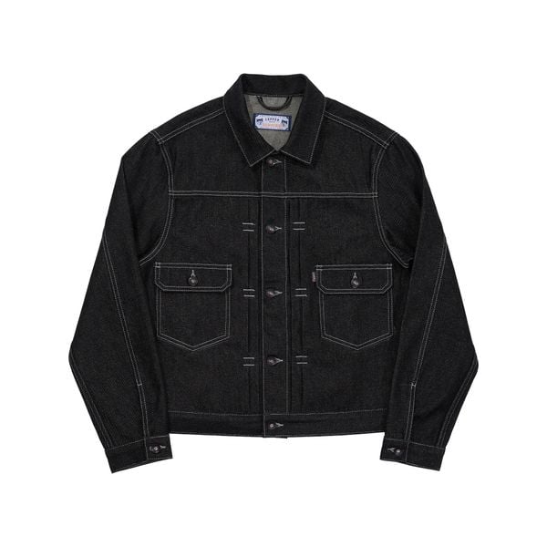  Type II - 12 Oz - Black - Raw Denim Jacket 